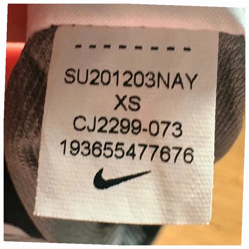 Short Nike femme gris chiné taille élastique logo training sport polyester XS – photo 4